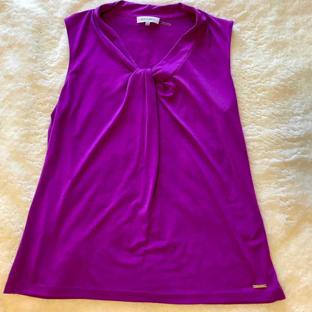 Purple Calvin Klein blouse